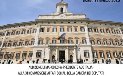 Audizione del11 Marzo 2026 di Marco Espa -Presidente Abc Italia- alla XII Commissione Affari Sociali