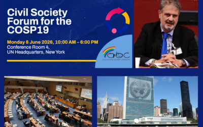 COMUNICATO STAMPA – Il Presidente nazionale Abc Marco Espa relatore a New York Lunedì 8 Giugno presso il palazzo di vetro del ONU nell’ambito del Civil Society Forum della CoSp19. Live streaming dalle ore 21